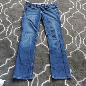 GAP real straight jeans size 25 / 0